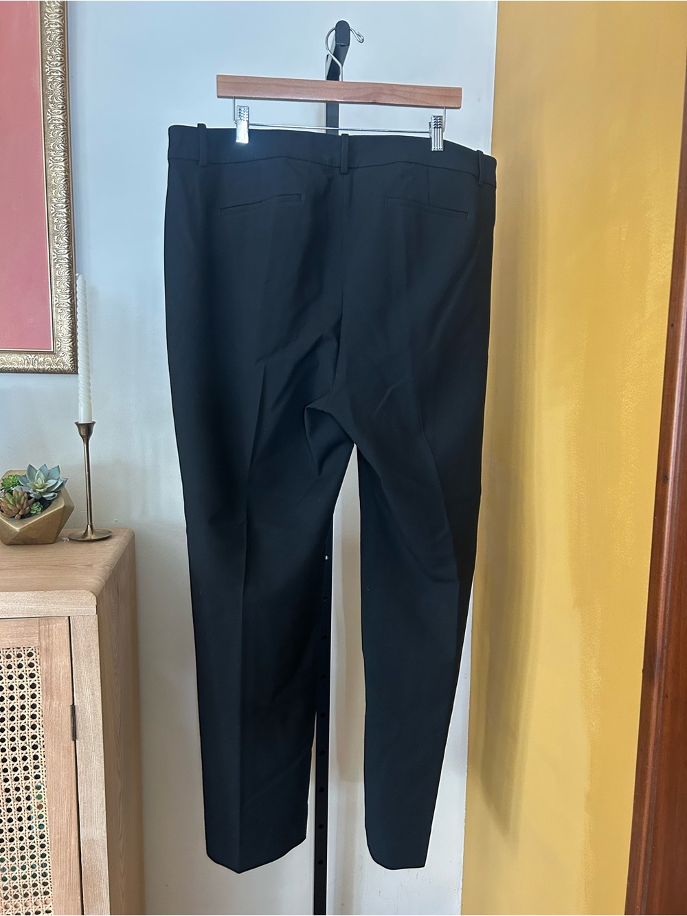 J. Crew Natalia Pant In Four-season Stretch Carreman Trousers Black NWT Size 18 - Picture 5 of 7
